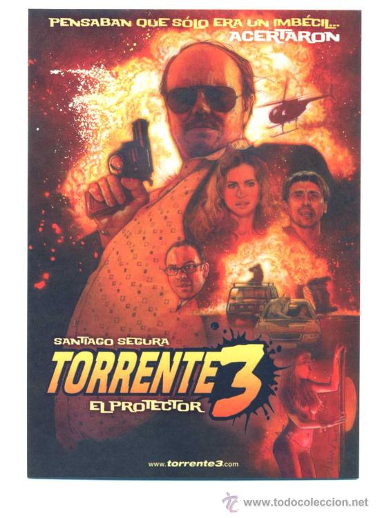 Cine: TORRENTE 3, EL PROTECTOR, con Santiago Segura . PROGRAMA-POSTAL - Foto 1
