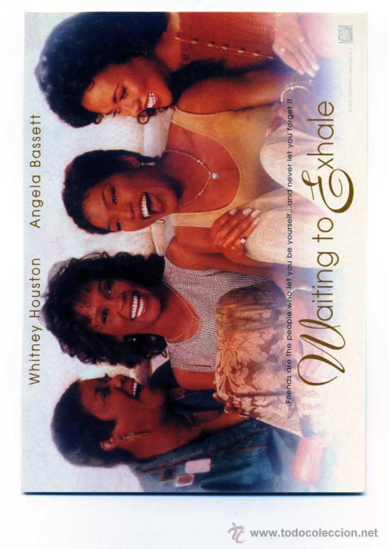 Cine: ESPERANDO UN SUSPIRO, con Whitney Houston. PROGRAMA-POSTAL - Foto 1
