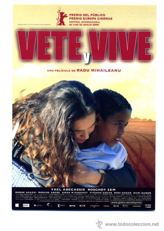 Cine: VETE Y VIVE, por Radu Mihaileanu . PROGRAMA-POSTAL - Foto 1