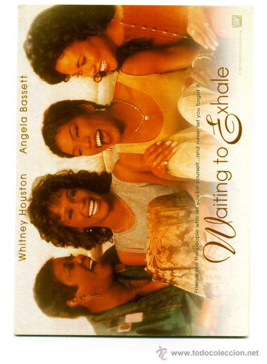 Cine: ESPERANDO UN RESPIRO, con Whitney Houston. PROGRAMA-POSTAL - Foto 1
