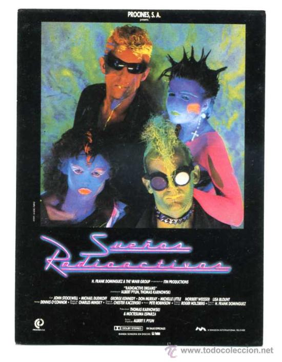 Cine: SUE&Ntilde;OS RADIACTIVOS . PROGRAMA-ADESIVO-PEGATINA. - Foto 1