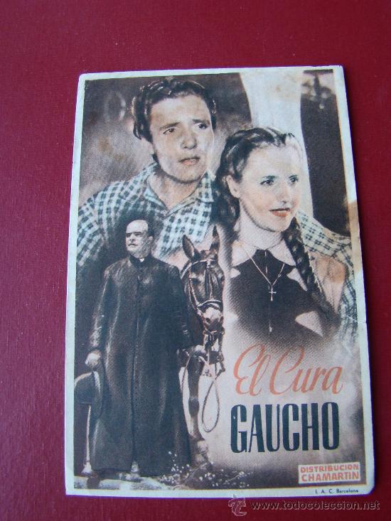 Cine: EL CURA GAUCHO, original chamartin s/p. - Foto 1