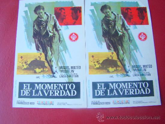 el momento de la verdad, miguel mateo miguelin - Comprar en