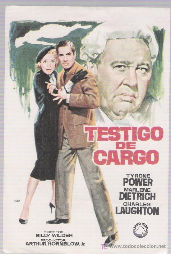 Cine: Testigo de Cargo. Sencillo de Izaro Films. - Foto 1