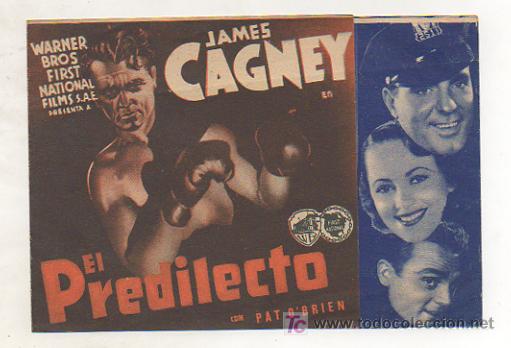 Cine: EL PREDILECTO. JAMES CAGNEY. PROGRAMA DOBLE. CINEMA MODERN. 1937 - Foto 1