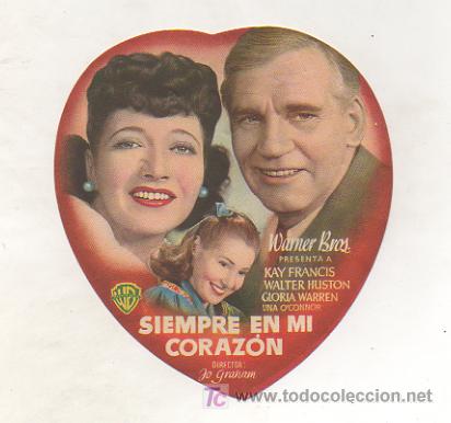 Cine: SIEMPRE EN MI CORAZ&Oacute;N. TROQUELADO. - Foto 1