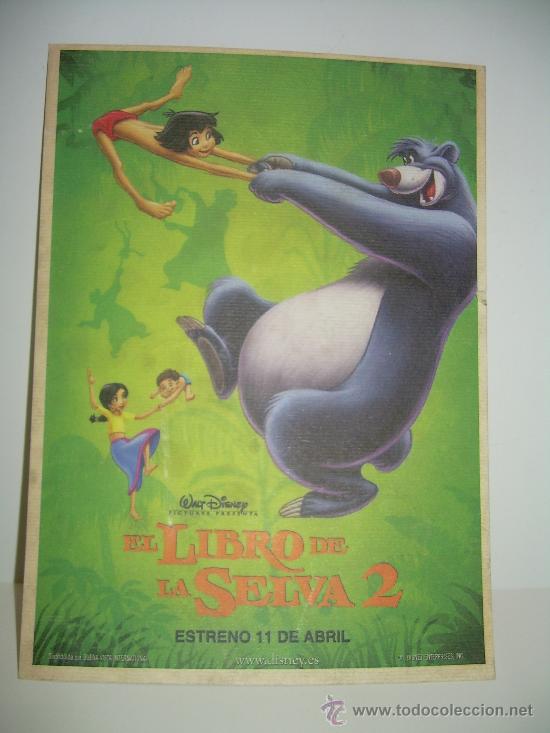 Foglietti di film di film antichi di cinema: EL LIBRO DE LA SELVA (POSTAL)