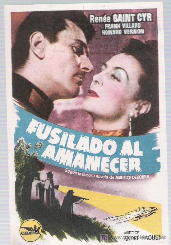 Cine: Fusilado al amanecer. Sencillo de Cepicsa. - Foto 1