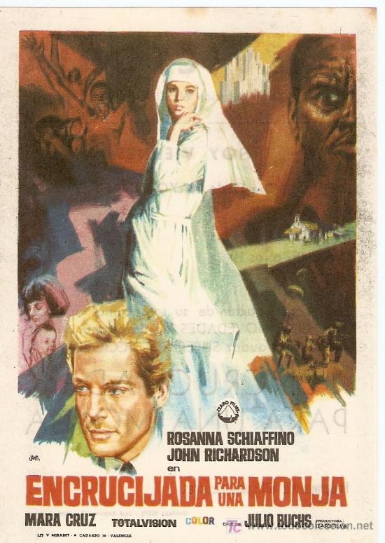 Kino: ENCRUCIJADA PARA UNA MONJA - ROSANNA SCHIAFFINO, JOHN RICHARDSON - JULIO BUCHS - JANO -CINE VICTORIA