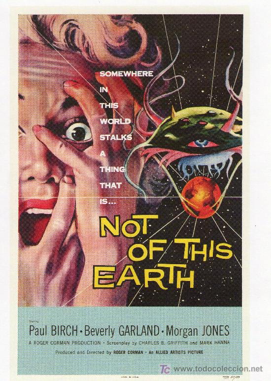 Flyers Publicitaires de Films Anciens: 19-POSTAL DE CINE: EMISARIO DE OTRO MUNDO