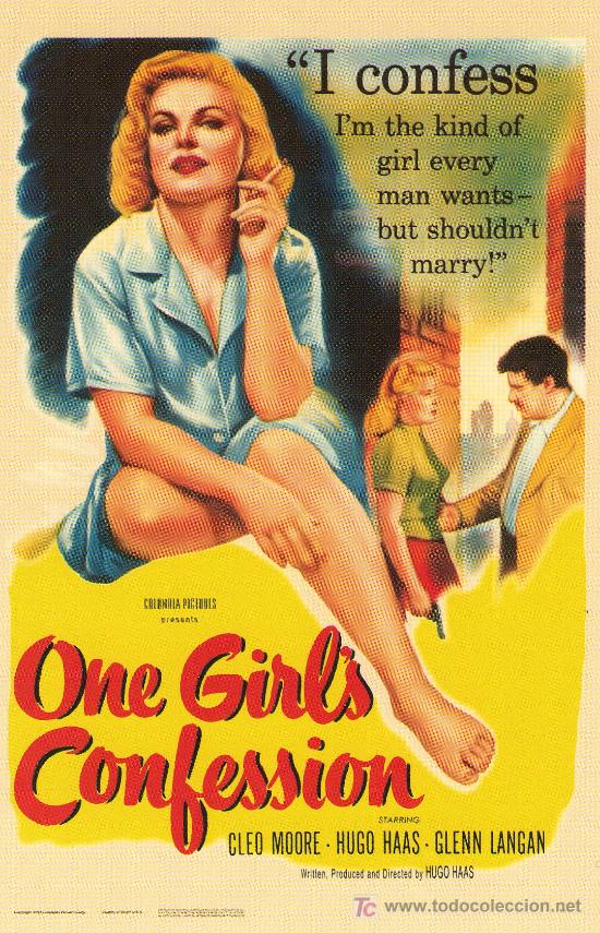 Cinema: 57-ONE GIRLS CONFESSION (1953)