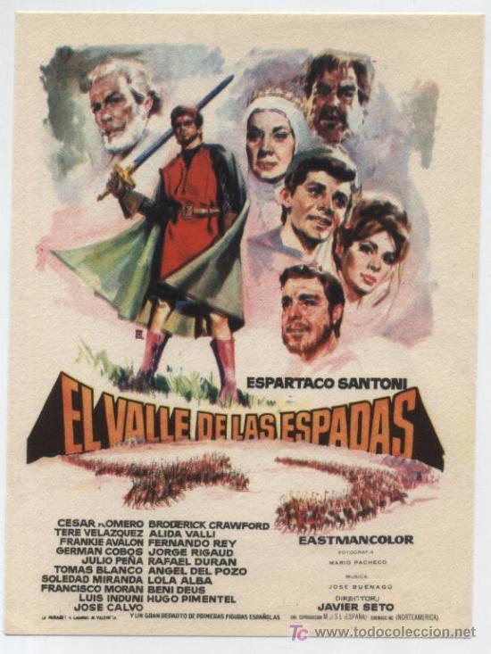 Cine: El Valle de las espadas. Programa sencillo. - Foto 1
