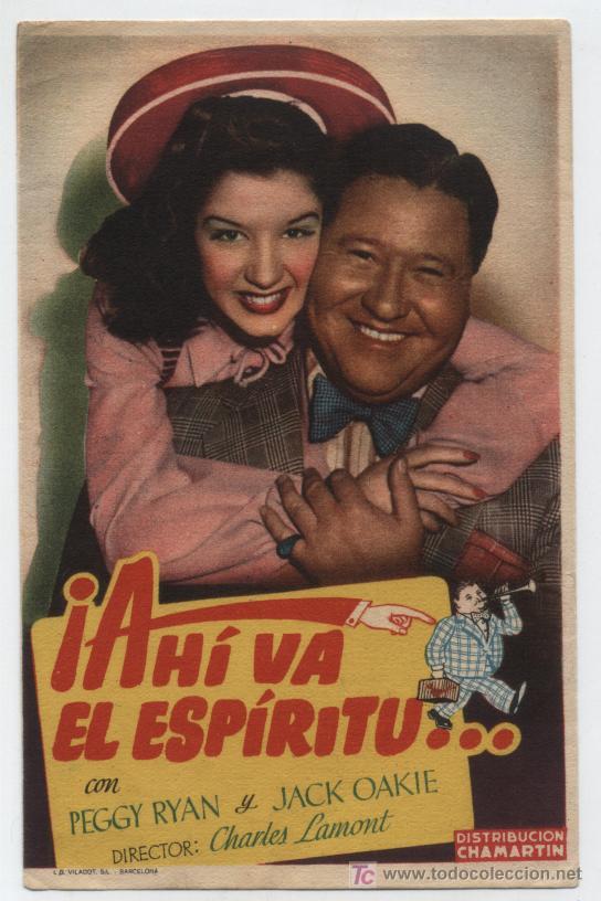 Cine: Ah&iacute; va el esp&iacute;ritu. Sencillo de Chamart&iacute;n. - Foto 1