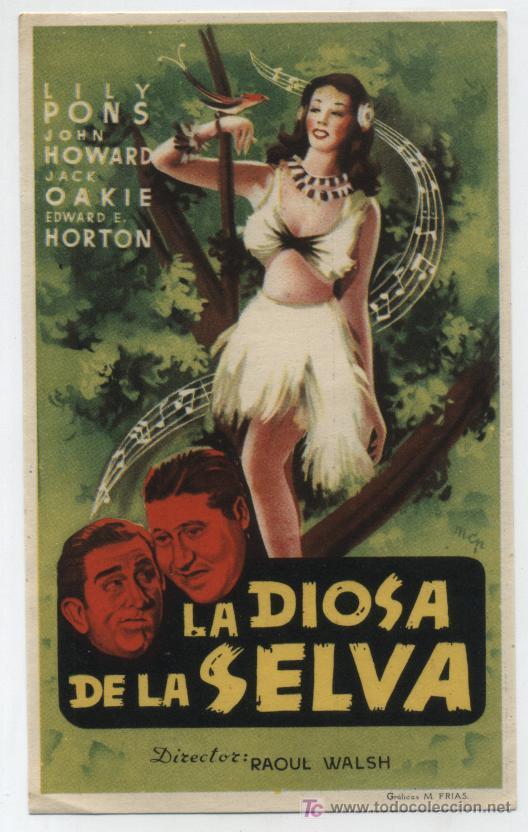 Cine: La diosa de la Selva. Programa sencillo. - Foto 1