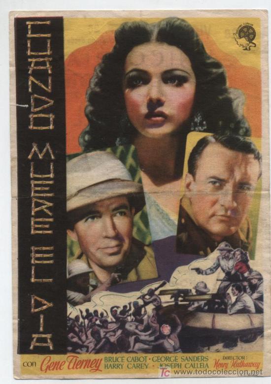 Cine: Cuando muere el d&iacute;a. Sencillo de Floralva. Cine Victoria.