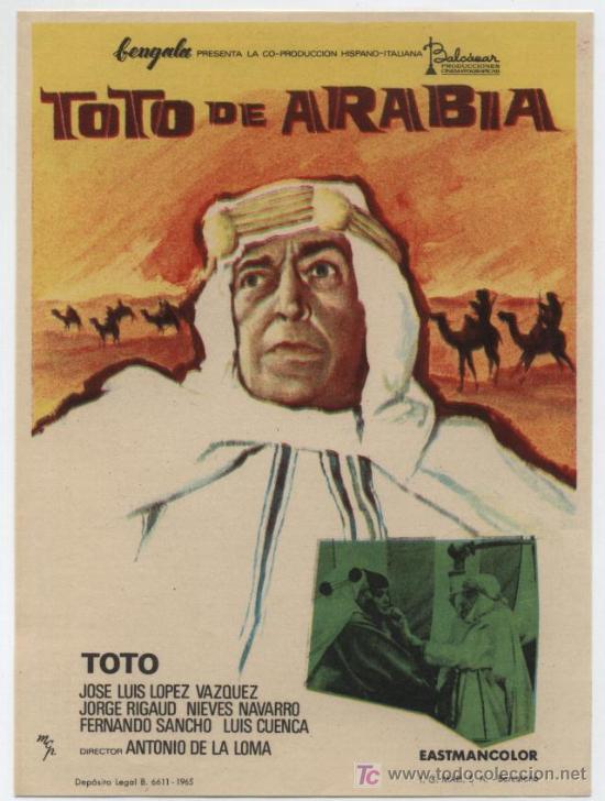 Cine: Tot&oacute; de Arabia. Sencillo de Bengala. - Foto 1
