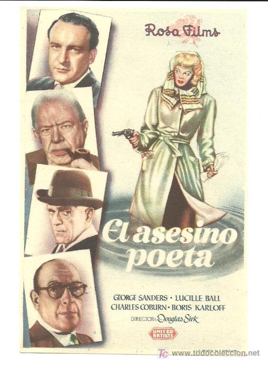 Cine: EL ASESINO POETA - Foto 1
