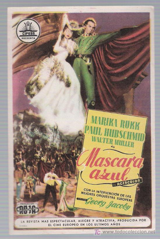 Cine: M&aacute;scara Azul. Sencillo de Cifesa. &iexcl;IMPECABLE! - Foto 1