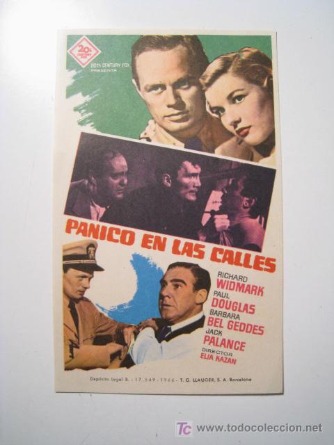 Cine: PANICO EN LAS CALLES - PROGRAMA CINE SIN PUBLI - Foto 1