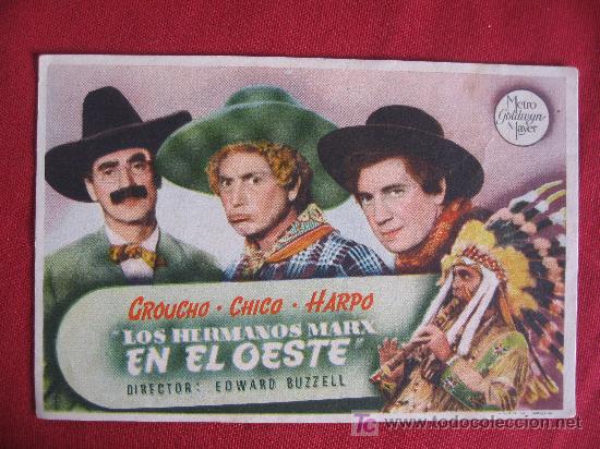 Cine: LOS HERMANOS MARX - EN EL OESTE