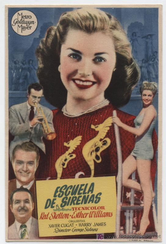 Cine: Escuela de Sirenas. Sencillo de MGM.  &iexcl;IMPECABLE! - Foto 1
