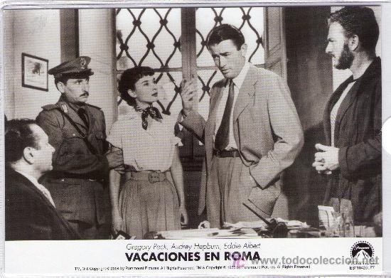 Flyers Publicitaires de Films Anciens: 344- VACACIONES EN ROMA