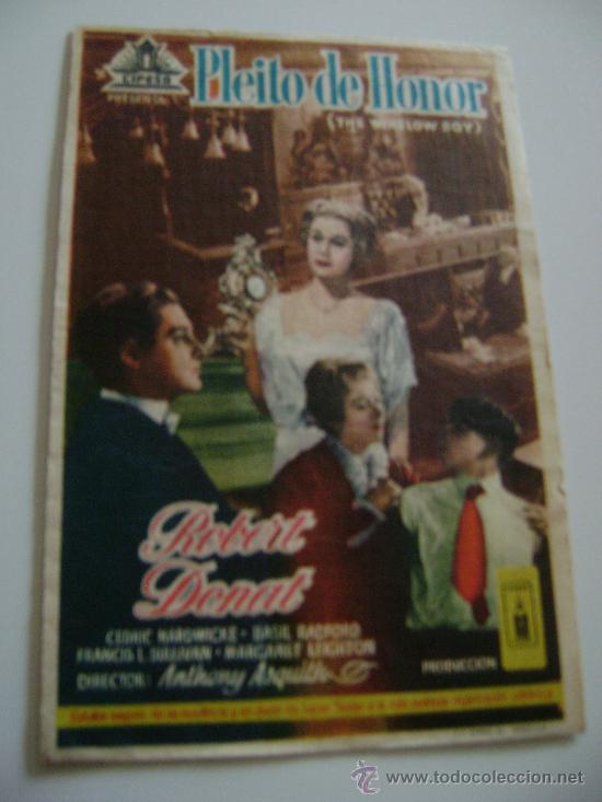 Cine: PLEITO DE HONOR,F-412 - Foto 1