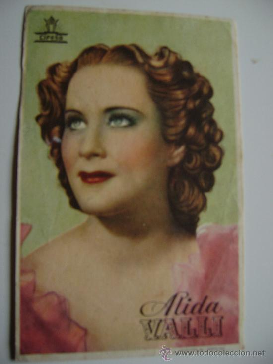 Flyers Publicitaires de Films Anciens: ALIDA WALLI .F-538