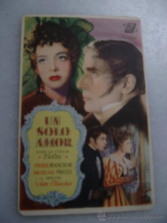 Cine: UN SOLO AMOR.-F-635