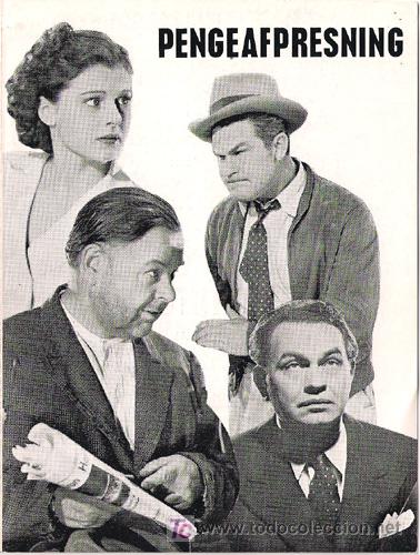 Cine: BLACKMAIL PROGRAMA LIBRITO DANES EDWARD G. ROBINSON RUTH HASSEY - Foto 1