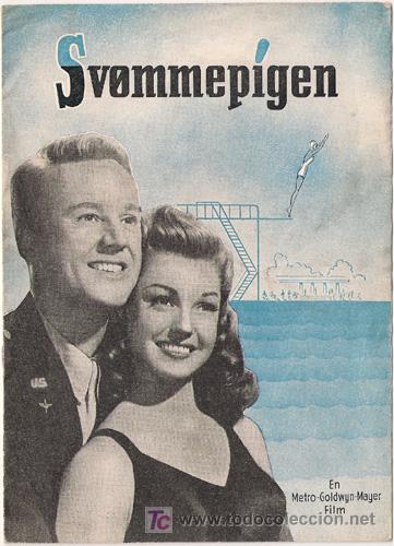 Cine: JUEGO DE PASIONES PROGRAMA DOBLE LIBRITO DANES ESTHER WILLIAMS VAN JOHNSON - Foto 1