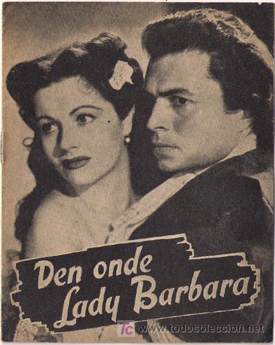 Kino: LA MUJER BANDIDO PROGRAMA DOBLE LIBRITO DANES MARGARET LOCKWOOD JAMES MASON