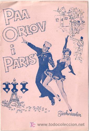 Cine: SO THIS IS PARIS PROGRAMA DOBLE LIBRITO DANES TONY CURTIS GLORIA DE HAVEN - Foto 1