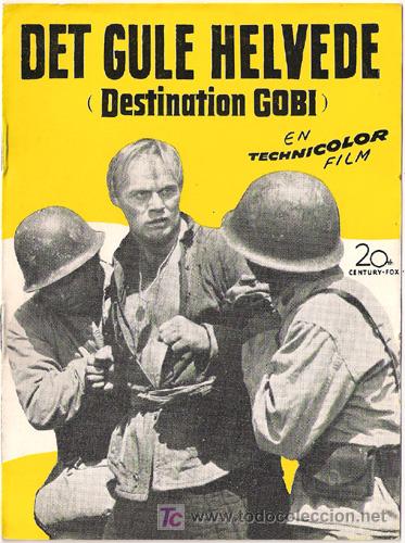 Cine: TEMPESTAD EN ASIA PROGRAMA DOBLE LIBRITO DANES RICHARD WIDMARK - Foto 1