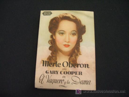 Cine: EL VAQUERO Y LA DAMA - GARY COOPER - - Foto 3