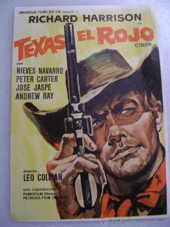 Flyers Publicitaires de Films Anciens: TEXAS EL, ROJO.F-741