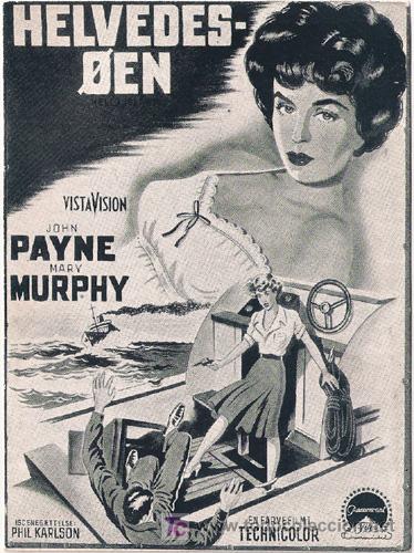 Cine: HELLS ISLAND PROGRAMA DOBLE LIBRITO DANES JOHN PAYNE MARY MURPHY - Foto 1