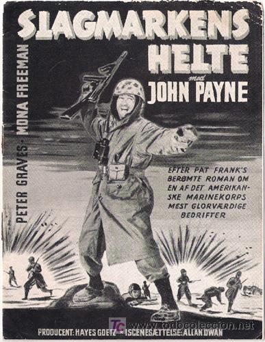 Cine: HOLD BACK THE NIGHT PROGRAMA DOBLE LIBRITO DANES JOHN PAYNE - Foto 1