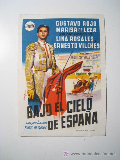 Cine: BAJO EL CIELO DE ESPA&Ntilde;A - PROGRAMA CINE SIMPLE - Foto 1