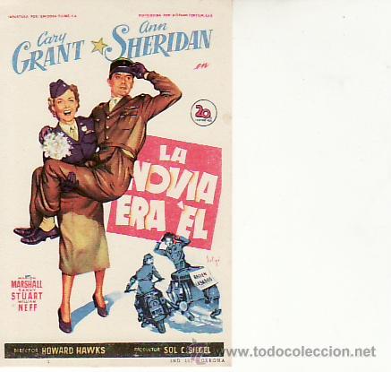 Cine: LA NOVIA ERA &Egrave;L. CARY GRANT. MAS PROGRAMAS EN RASTRILLOPORTOBELLO - Foto 1