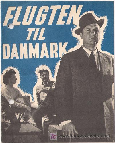 Cine: ESCAPE FROM TERROR / Flugten til Danmark PROGRAMA LIBRITO DANES MONA KNOX JACKIE COOGAN - Foto 1