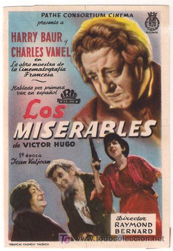 Cine: PTCC 415 LOS MISERABLES 2 PROGRAMAS SENCILLOS IRIS HARRY BAUR JORNADAS 1 Y 2 - Foto 2