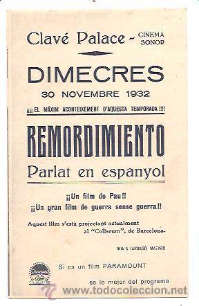 Cine: PROGRAMA REMORDIMIENTO - Foto 3