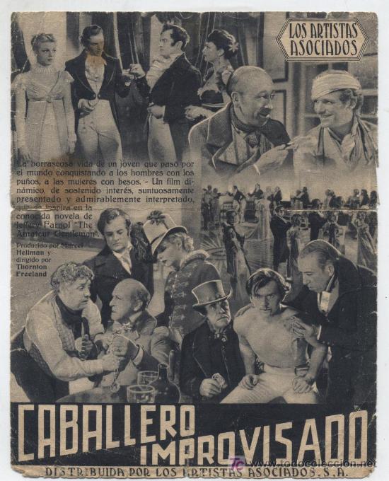 Cine: Caballero improvisado. Doble de united Artists. - Foto 1