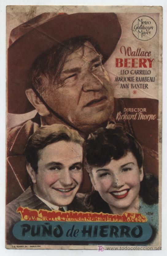 Cine: Pu&ntilde;o de Hierro. Sencillo de MGM. - Foto 1