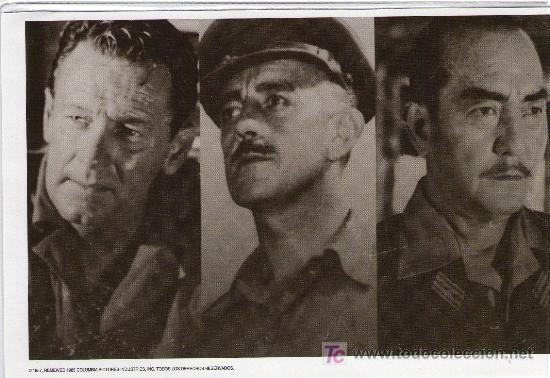 Flyers Publicitaires de Films Anciens: 359-POSTAL DEL FILM: EL PUENTE SOBRE EL RIO KWAI