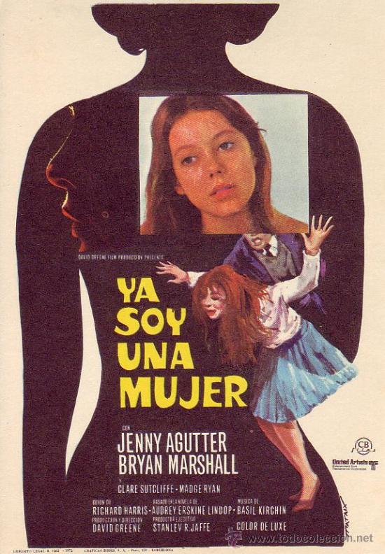 Folhetos de m&atilde;o de filmes antigos de cinema: ya soy una mujer