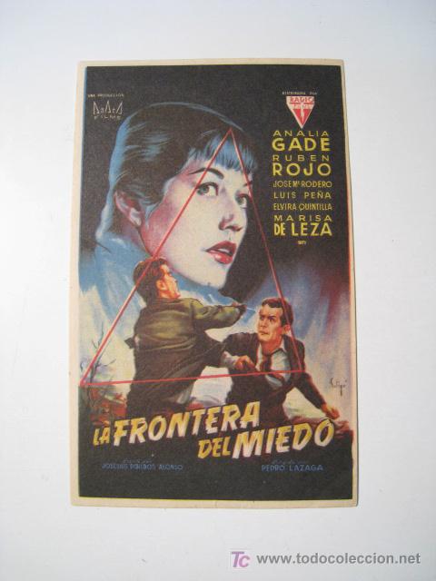 Cine: LA FRONTERA DEL MIEDO - PROGRAMA CINE SIMPLE - Foto 1