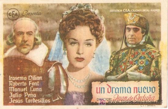 Kino: UN DRAMA NUEVO - IRASEMA DILIAN, ROBERTO FONT, MANUEL LUNA, JULIO PE&Ntilde;A - JUAN ORDU&Ntilde;A - CINE VICTORIA