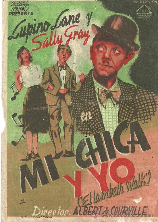 Flyers Publicitaires de Films Anciens: MI CHICA Y YO ALBERT COURVILLE CP